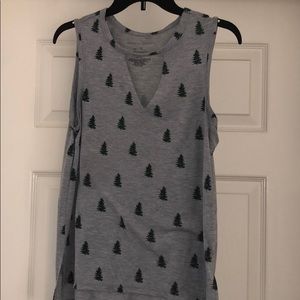 Pine tree tank top